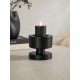 BOI!WOW Kandelaar Iron Black  | Moderne Zwarte Metalen Kandelaar